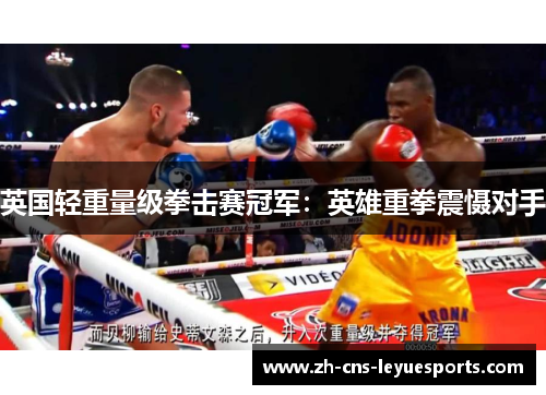英国轻重量级拳击赛冠军：英雄重拳震慑对手